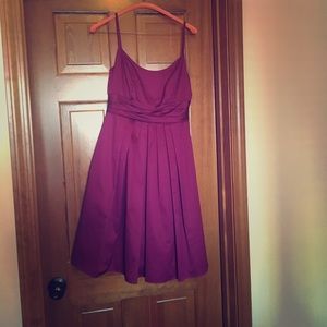 David’s Bridal Cocktail Dress berry f14138